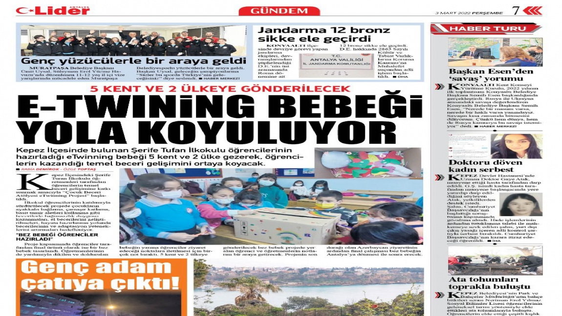 E-twinning Bebeğimiz Yola Çıkyor